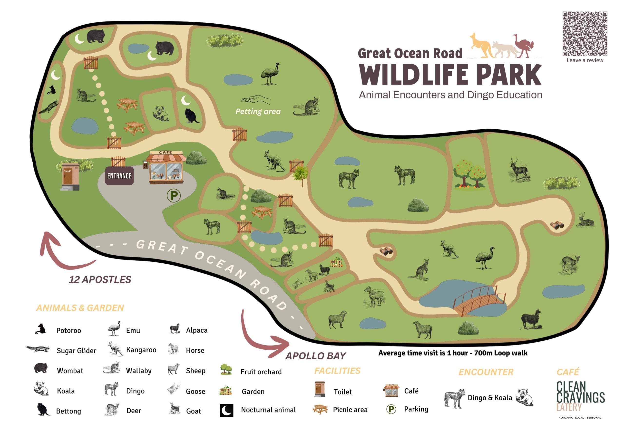 Map of the park - updated in Dec 25